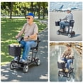 thumbnail image 6 of SACVON Ultra Lightweight Mobility Scooter for Seniors,43Lbs Aluminum Electric Wheelchair,Lithium Battery,Suitable for Travel,Black, 6 of 11