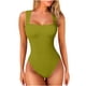 thumbnail image 2 of Traje de baño moldeador para mujer, estampado liso, push-up, traje de baño para mujer, 2 of 3