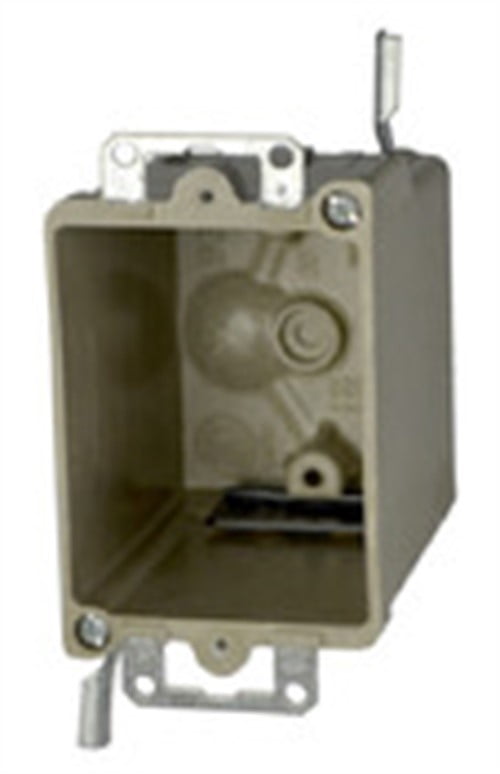Allied Moulded 9363-Ewk Beige/Tan Old Work Fiberglassbox Single Gang Electrical Box