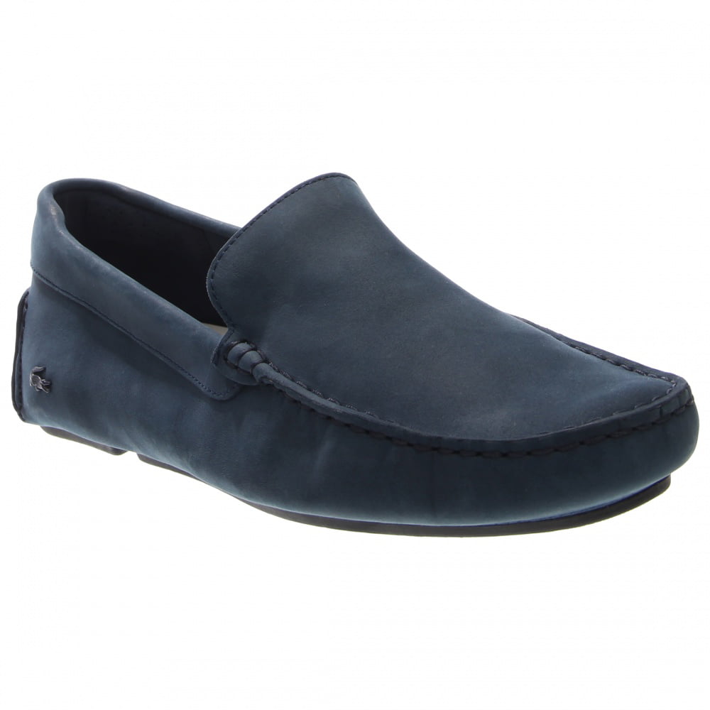 lacoste men's piloter leather moccasins