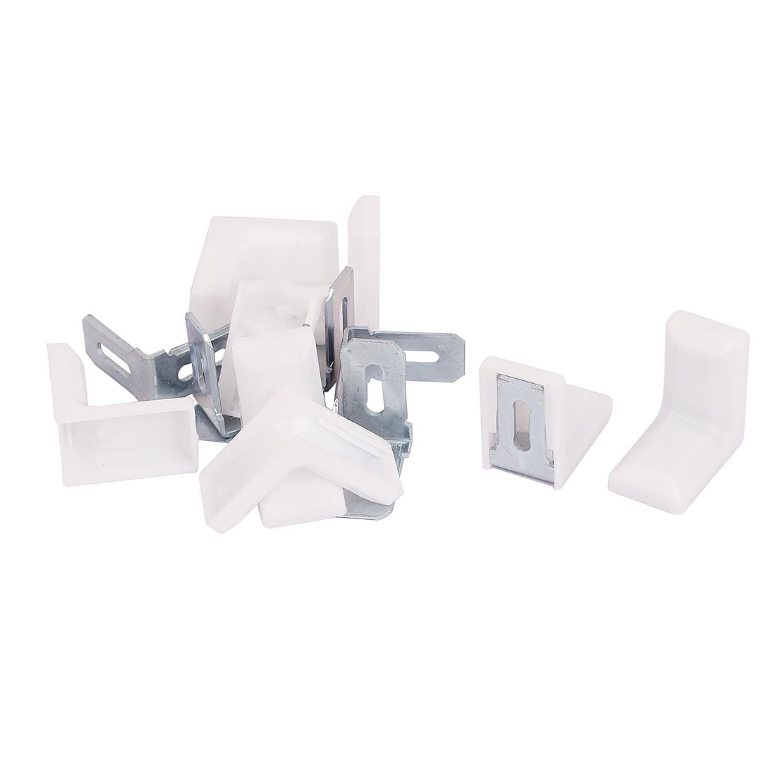 29mmx29mm Cabinet Cupboard Shelf Corner Brace Plate Right Angle 29mmx29mm Cabinet Cupboard Shelf Corner Brace Plate Right Angle Bracket 8pcs