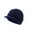 Navy, variant on Winter Newsboy Cap Women's Solid Knitted Hat Keep Warm Peaked Cap Baggy Slouchy Knitted Beanie Hat Fordable Outdoor