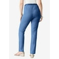 thumbnail image 2 of Roaman's Women's Plus Size Tall Plus Size Comfort Stretch Straight Leg Jean, 2 of 6