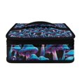 thumbnail image 2 of KUIFORTI Lunch Bag Ice Packs Handbags Tote Lunch Pouch Reusable Small Cooler Bag Food Container Keeps Warm Cold, Mushroom Blossoms, 2 of 7