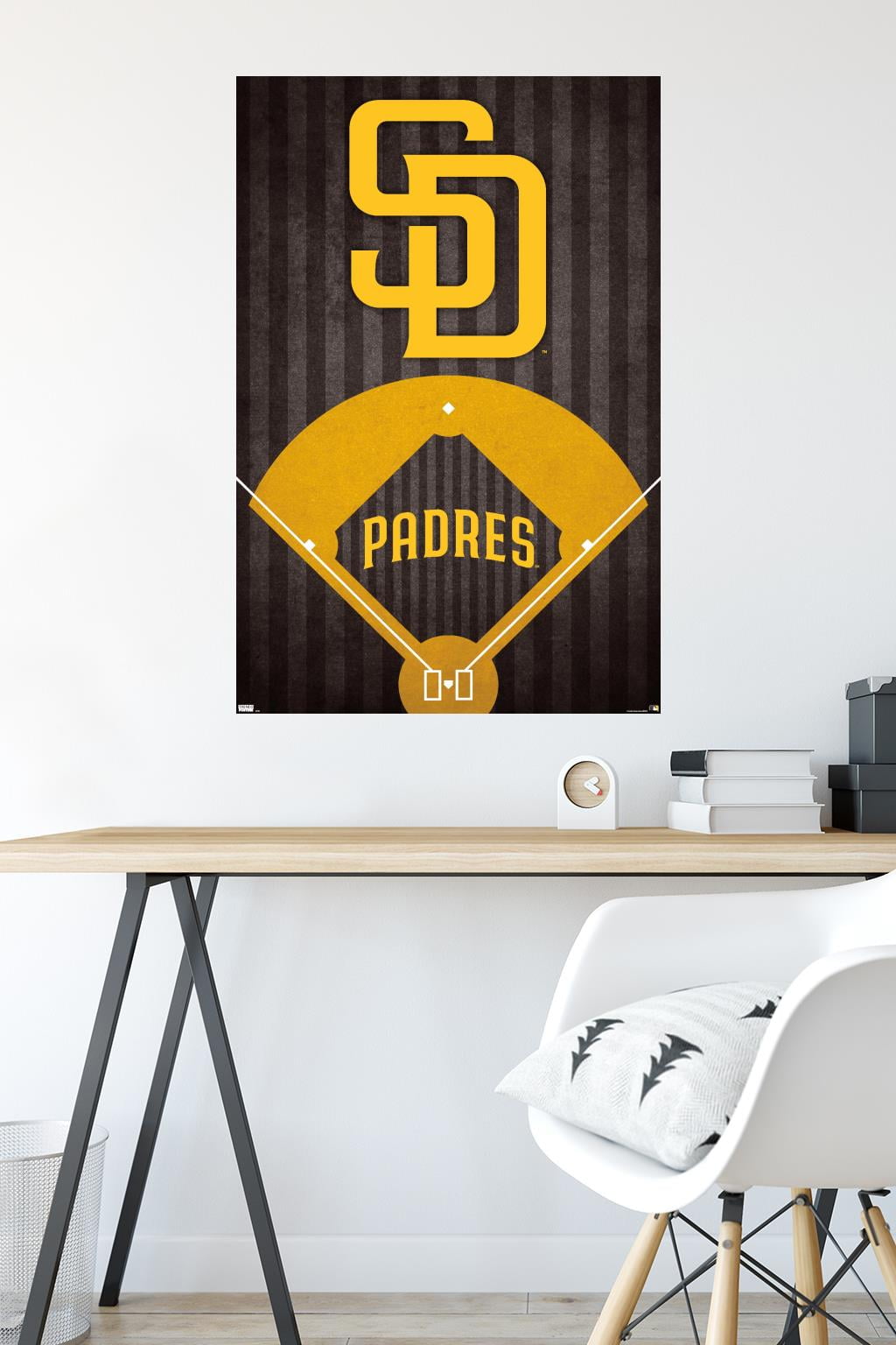 MLB San Diego Padres - Logo Wall Poster, 22.375 x 34 