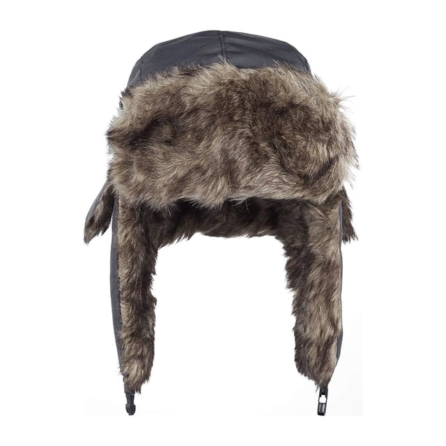 Gorro de aviador cálido de invierno con orejeras, impermeable.