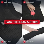 Linda’s Essentials 28x20 Inches Silicone Stove Top Covers for Electric Stove Black - Glass Stove Top Cover