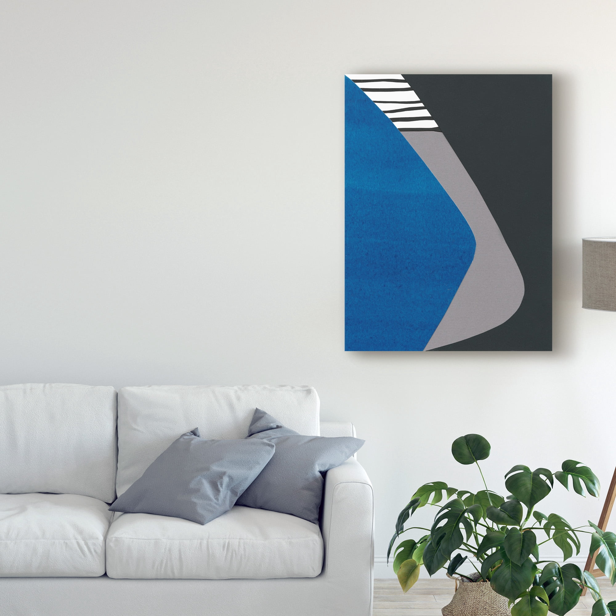 Trademark Fine Art 'Memphis in Blue II' Canvas Art by Renee W. Stramel