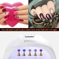 thumbnail image 3 of 2 conjuntos soporte para uñas magnético, acrílico, para práctica de manicura en salón (Me Pink & Oro), 3 of 5