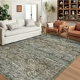 thumbnail image 2 of CazToi Large Washable Rug Non Slip Rug Vintage Floral Distressed Rugs Ultra-Thin Low Pile Non-Shedding Foldable Oriental Floor Carpet for Home, 2 of 8