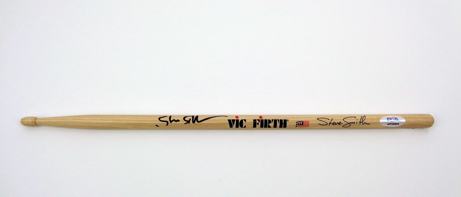 Steve Smith Journey Drummer Signed Autograph Drum Stick Drumstick PSA/DNA COA