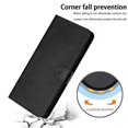 thumbnail image 3 of Funda abatible para Google Pixel 8 Pro con hebilla de piel sintética, soporte y ranura para tarjetas, color puro, 3 of 5