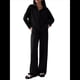 thumbnail image 2 of Conjuntos de 2 Piezas para Mujer: Conjuntos Casuales de Salón, Camisas de Larga con Botones y Pantalones de Pierna Negro XXL, 2 of 10