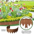 thumbnail image 4 of EAYSG 40 x 6 Inch Steel Landscape Edging 10 Pack, 33FT Total Pre-Rusted Metal Edging for Landscaping, Garden Edging Border with Steel Stakes for Lawn, Garden, Yard, 4 of 7