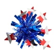 thumbnail image 3 of Yhmxh 4th of July Patriotic Tinsel Star Decor, 5.5" Red White Blue Firework Pom Pom Decorations for Independence Day, Memorial Day, Patriotic Party Supplies, Gift Wrapping, Table Centerpiece, 3 of 7