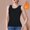 Black, variant on ZZwxWA Womens Sleeveless Cotton Tank Top Casual Seamless Soft Ribbed Knit Camisole Neck Slim Sexy Everyday Comfy Tight