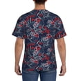 thumbnail image 3 of Bixox Men's Cool Red Off-Road Vehicle Printed Short Sleeve Skinny Athletic T-Shirt, 3 of 6