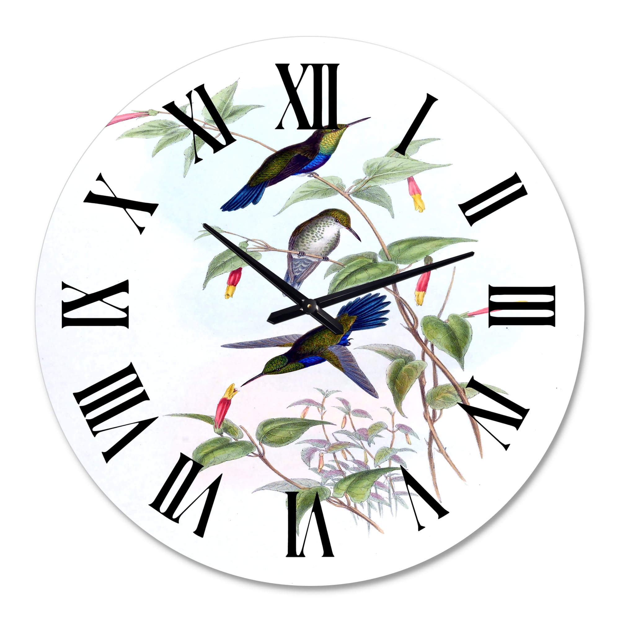 Designart 1 in Quartz Traditional Wall Clock
