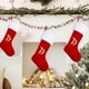 thumbnail image 5 of Decoraciones navideñas, adornos navideños, regalos navideños, letras grandes de Navidad, medias navideñas, lindo colgante de árbol de Navidad a rayas, decoraciones navideñas, decorar, decorar, 5 of 5