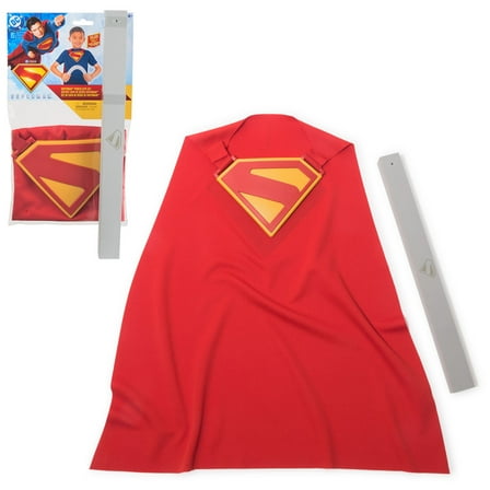 DC Comics SUPERMAN, Power Cape Set, Super Heroes Costume, for Children Ages 4 and up (Unisex)