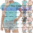 thumbnail image 3 of iHengLiXing Plus Size Spring Tops for Women 2025 Dressy Casual Women's Fashion Summer Solid Color Round-Neck Short Sleeve Blouses Black XXL, 3 of 7