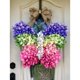 thumbnail image 1 of de tulipanes, casa de , de flores de mariposa, puerta delantera, , exterior, primavera, verano, decoración de BLESIY Corona de tulipanes, 1 of 8