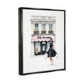 thumbnail image 4 of Stupell Industries Female Shopping Architecture Beauty & Fashion Painting Black Floater Framed Canvas Art Print Wall Art, 17 x 21, 4 of 10
