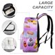 thumbnail image 4 of Familia Larva-theme Backpack, Campus style schoolbag Bookbag with Adjustable Shoulder Straps And Large Zip Compartment, Unisex Travel Bags.42x30x15cm, 4 of 6