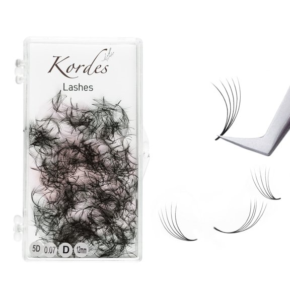 D Curl Premade Fans Lash Extensions Mix Size 8mm-17mm - Promade Volume Eyelash Extensions D Curl (5D 17mm) C63