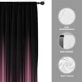 thumbnail image 4 of Pink and Black Window Curtains for Bedroom 42 x 63 Inch Rod Pocket Ombre Dark Girls Girly Gothic Goth Women Modern Abstract Cool Anime Art Living Room Treatment Set of 2 Curtain Panels Drapes, 4 of 5
