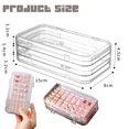thumbnail image 2 of Funda organizadora de uñas Oskrieel, triple pliegue, de PET transparente, 2 of 8