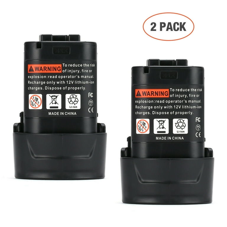 Produktion knap Ass 2x New 10.8V 3500mAh for Makita BL1013 Li-ion Battery BL1014 12V TD090DW  LCT203 - Walmart.com