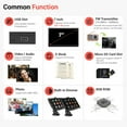 thumbnail image 3 of LNGOOR GPS Navigation for Car   7 inch Touch Screen Car GPS Voice Turn Direction Guidance Support Speed and Red Light Warning Free Lifetime Update of World Maps, 3 of 17