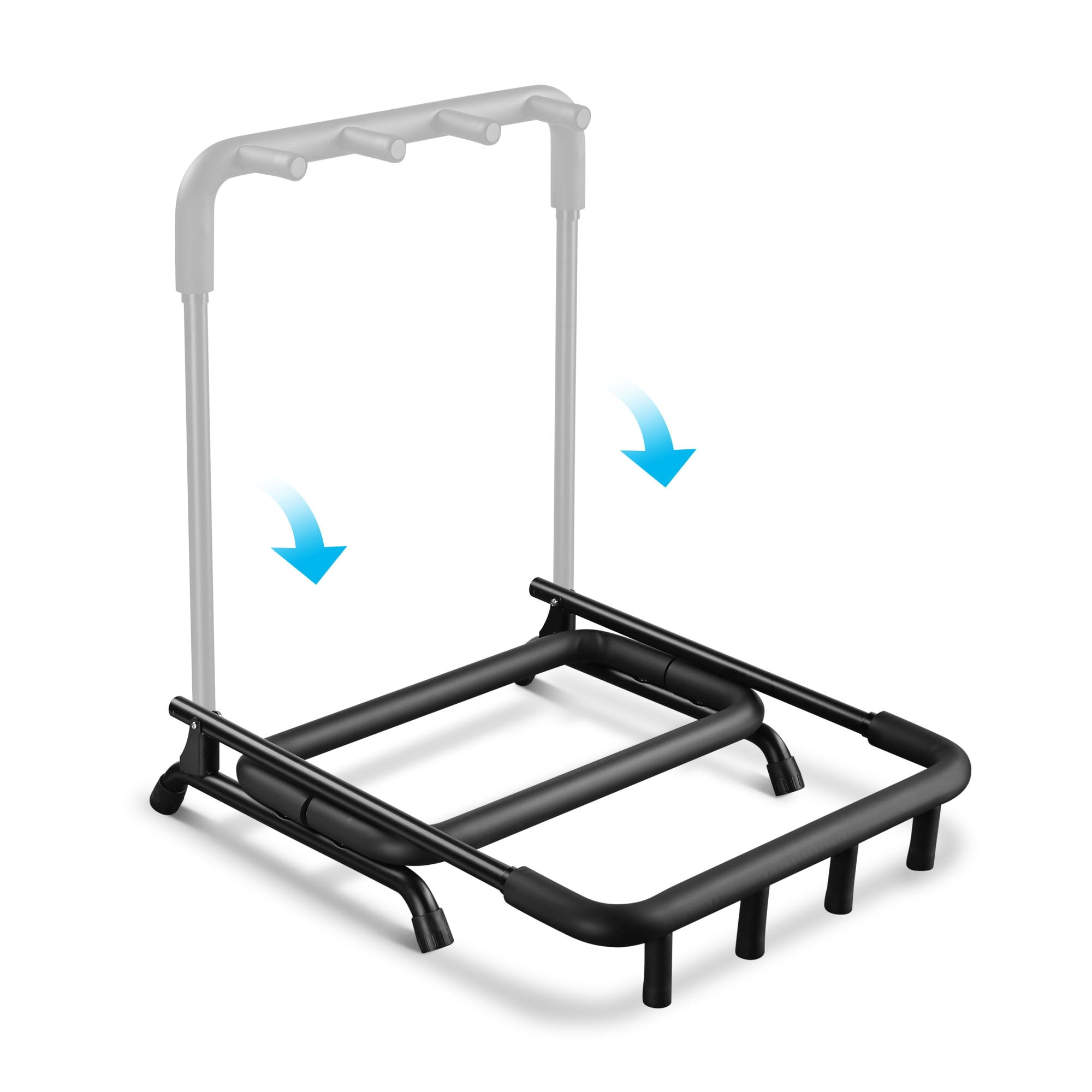 Yescom 3 Holder Multi Guitar Folding Stand Band Stage Bass Acoustic Guitar Display Rack