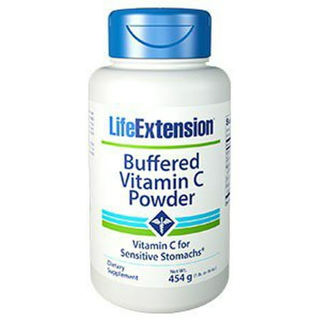 Country Life Buffered Vitamin - Buffered Vitamin C Life Extension 454.6g Powder