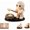 Mummy Marshmallow Roast, variant on Halloween Campfire Tealight Holder, Glow in the Dark Ghost Gathering Figurine, Cute Halloween Resin Statue Decor for Mantel Shelf, Vintage Patchwork Indoor Centerpiece Gift(Ghost Candy Corn Roast)