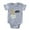 Heather Grey, variant on CafePress - FIN Toast Tasty - Cute Infant Baby Football Bodysuit