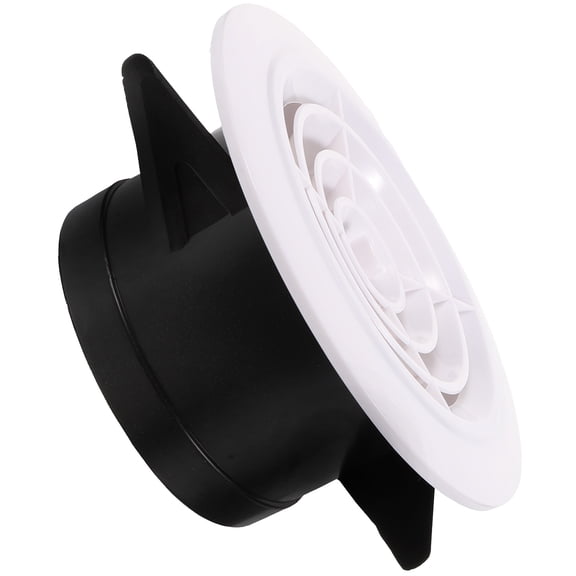 Pretyzoom Outdoor Dryer Vent Cover White ABS Material for Wall Exhaust with Easy Installation and Wash