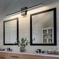 thumbnail image 2 of KAISITE Modern Bathroom Vanity Light 39 inch Dimmable Black Bathroom Light Fixtures for Bathroom Wall Sconce with 3500K Warm Light Bedroom, 2 of 9