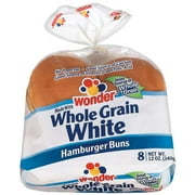 Interstate Brands Wonder Whole Grain Hamburger Buns, 8 ea