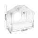 thumbnail image 3 of Comedero para pájaros de ventana para exteriores Casa para pájaros transparente La ventana más grande para ver pájaros Fácil de instalar Comedero resistente Ventosas extra fuertes Akmoler, 3 of 8