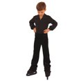 thumbnail image 1 of IceDress - Figure Skating Shirt Bodysuit for Performances for Boys (Black), 1 of 3