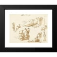 thumbnail image 2 of John Thomas Serres 14x11 Black Modern Framed Museum Art Print Titled - Neapolitan Fishermen (1791), 2 of 5