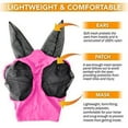 thumbnail image 7 of Vikakiooze 2022 Clearance,Anti-Fly Mesh Equine Mask Comfort Fit Fly Mask Protects Eyes and Ears, 7 of 7