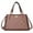 CB Blush Mauve, variant on MKF Collection Vegan Leather Women's Satchel Bag, Multi-Compartment Top-Handle Purse Handbag by Mia K - Coffee Taupe
