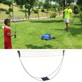thumbnail image 4 of Houkiper Ensemble Portable Extérieur Pliable de Support de Filet de Badminton Tennis Volleyball pour Plage Sport, 4 of 8