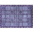 thumbnail image 1 of Ahgly Company Machine Washable Indoor Rectangle Abstract Blue Modern Area Rugs, 2' x 3', 1 of 4