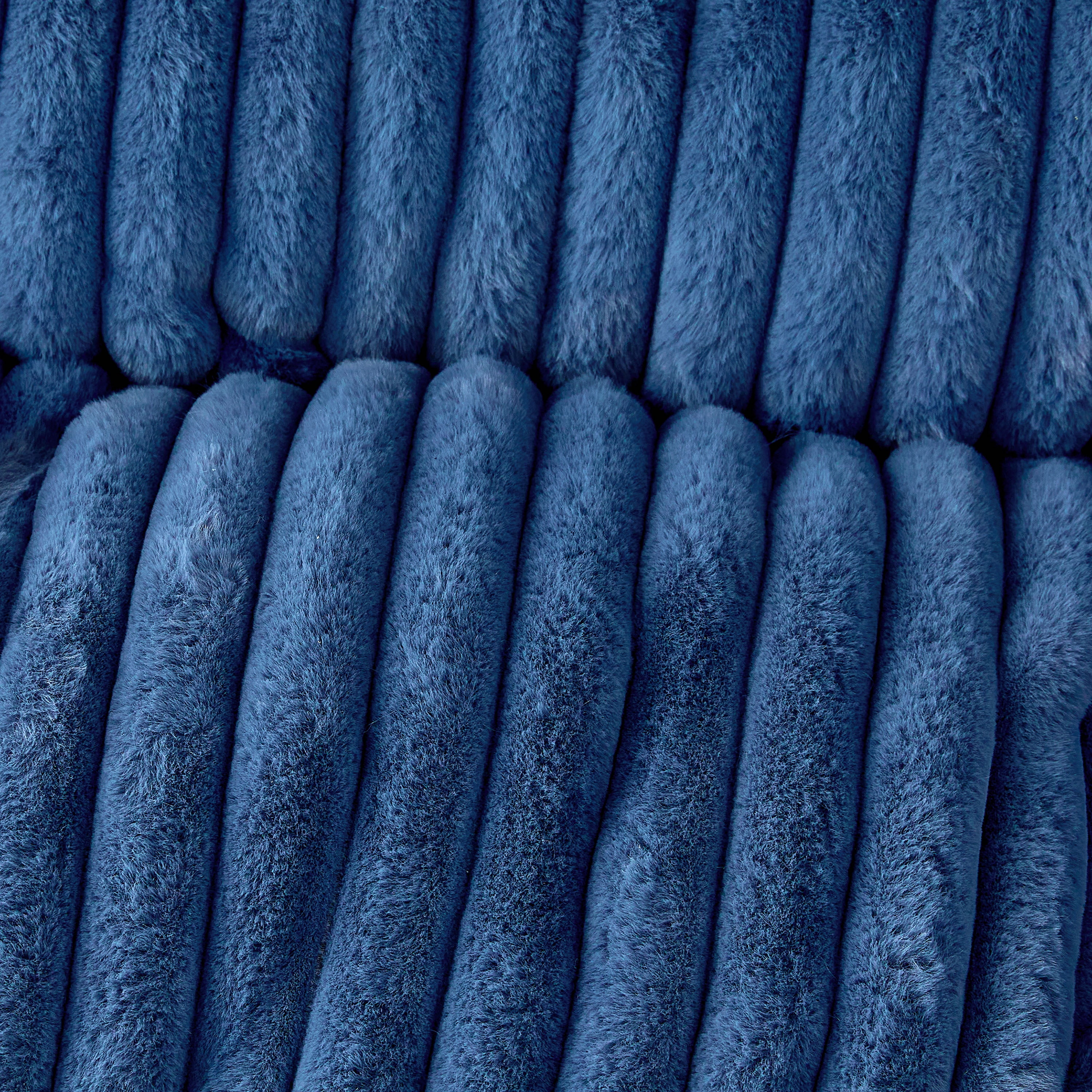 Vibrant Life Medium Plush Cord Sofa Style Dog Bed, Blue, 22" x 28"