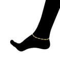 thumbnail image 5 of JewelStop 14k Solid Yellow Gold 2.1 mm Singapore Chain Anklet, lobster Claw Clasp-10 Inches, 1.8gr., 5 of 6