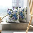 thumbnail image 6 of LALILO Throw Pillow Covers Beautiful Colorful Watercolor With Flowers Cushion Cover 18" x 18", 2 Pack, 6 of 6